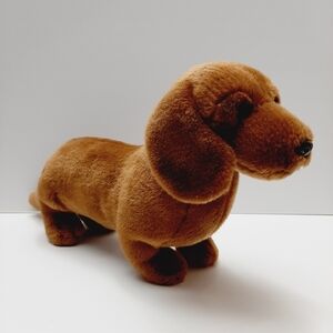 🍒 Ganz 16" Webkinz Signature Miniature Dachshund Weiner Dog Plush Soft Kids Toy